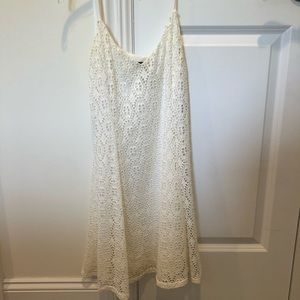 AQUA white floral summery dress